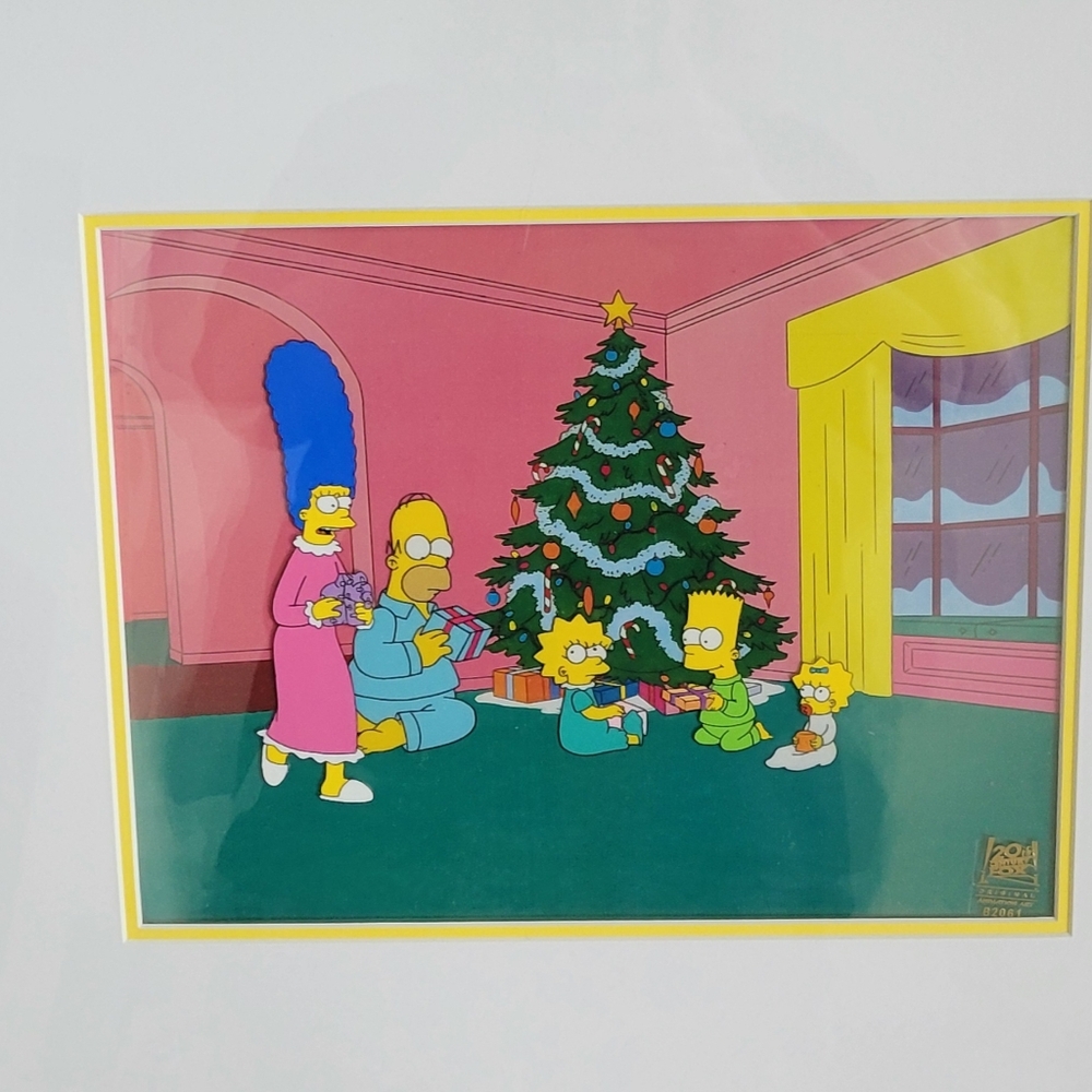 Simpsons Production Cell " Miracle On Evergreen Terrace" Christmas Episode
